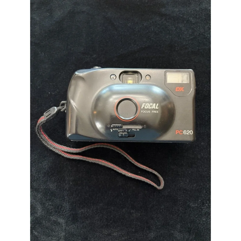Vintage Focal PC620 35mm Focus‎ Free Film Camera With DX Flash